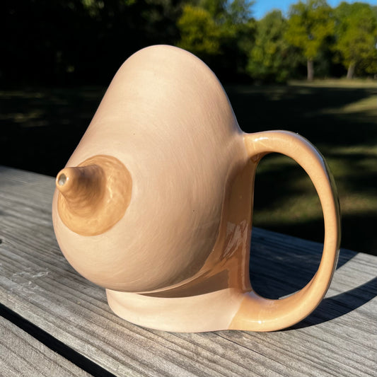 Vintage boob mug.