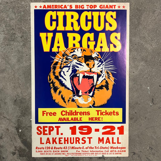 1970s Circus Vargas poster.