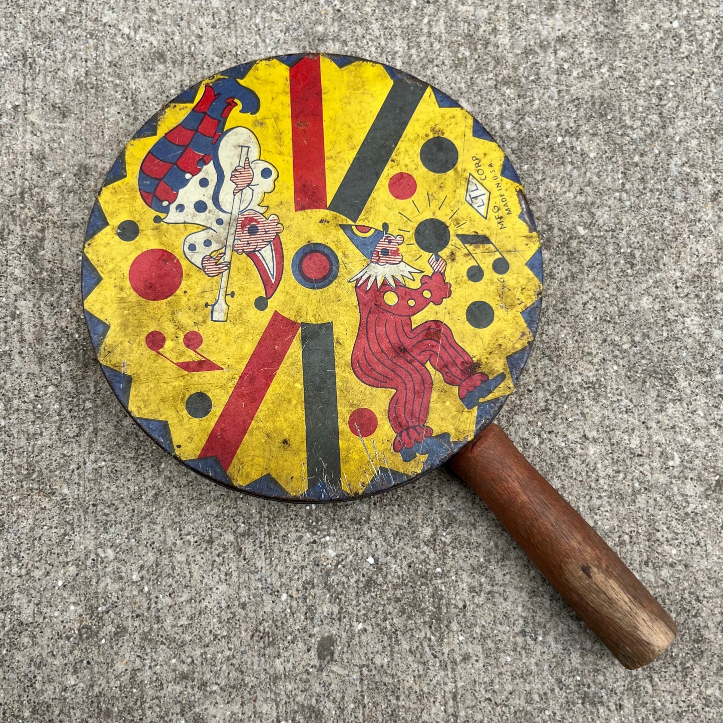 Antique circus clown noise maker.