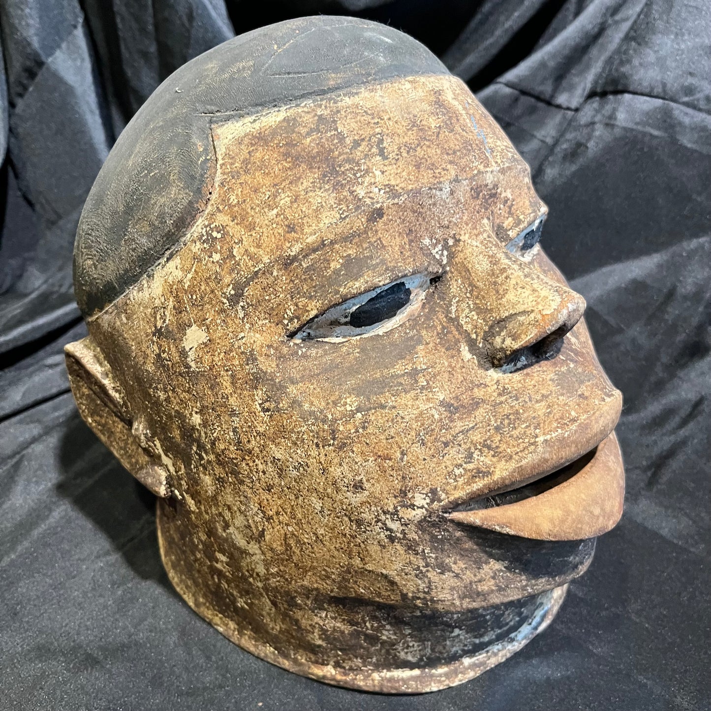 1940s Lipiko Makonde helmet.