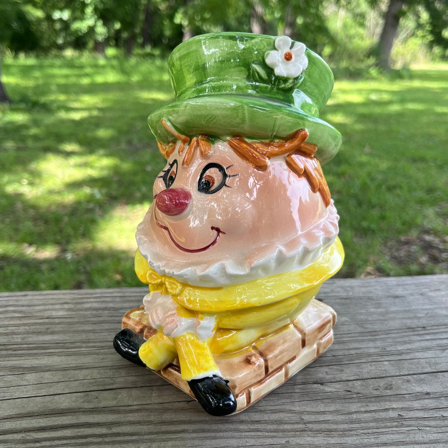 1960s Humpty Dumpty planter.