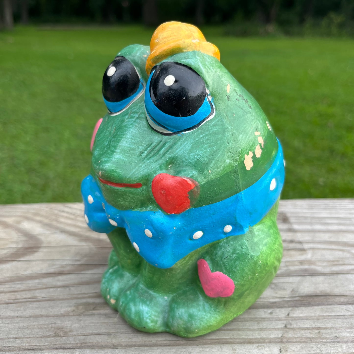 Vintage ceramic coin bank.