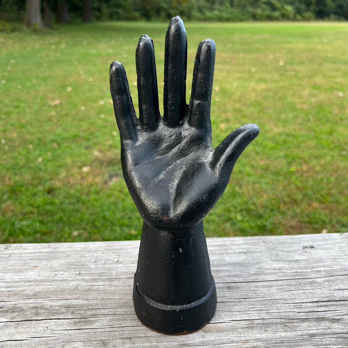 Vintage cast iron hand.