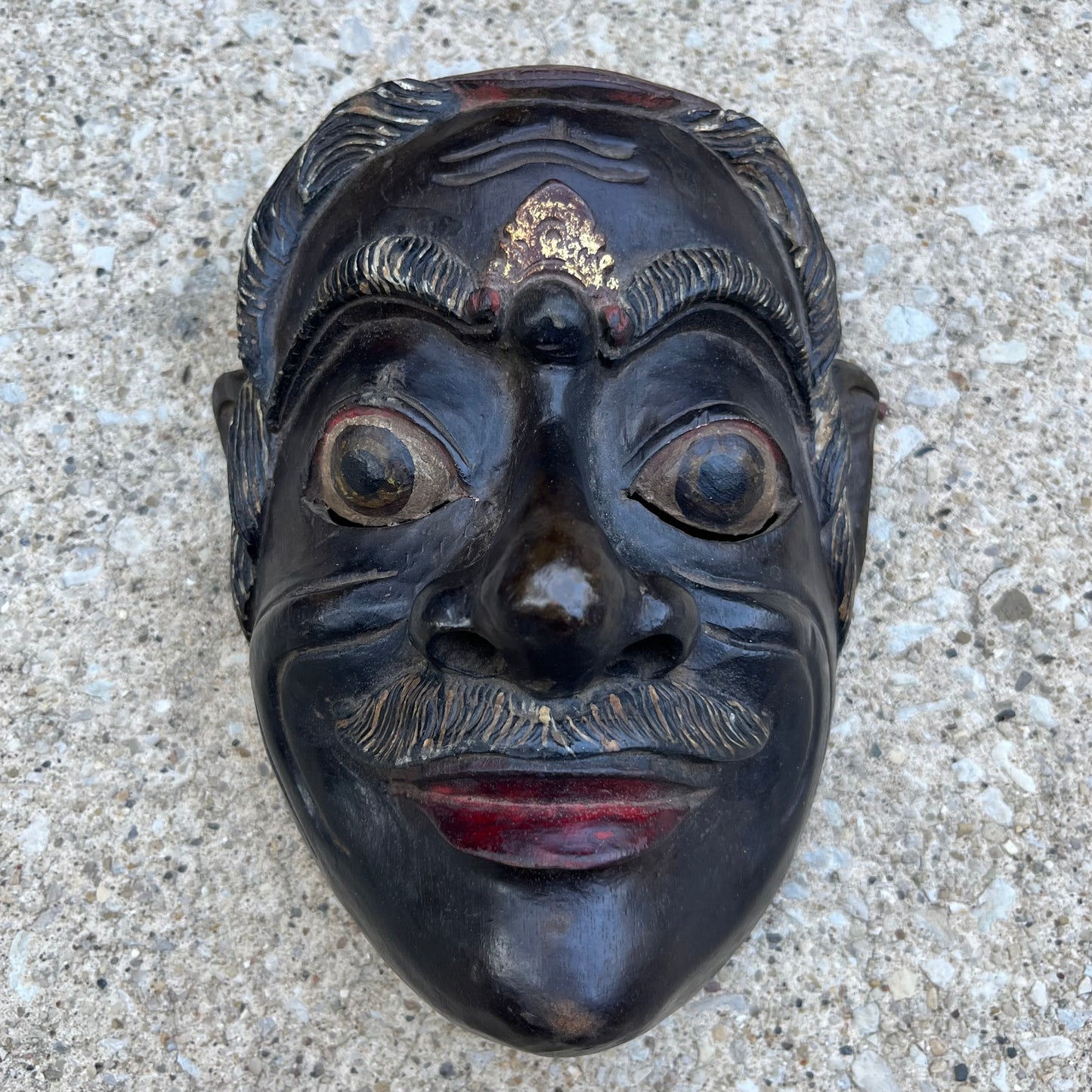 Vintage hand crafted Balinese mask.
