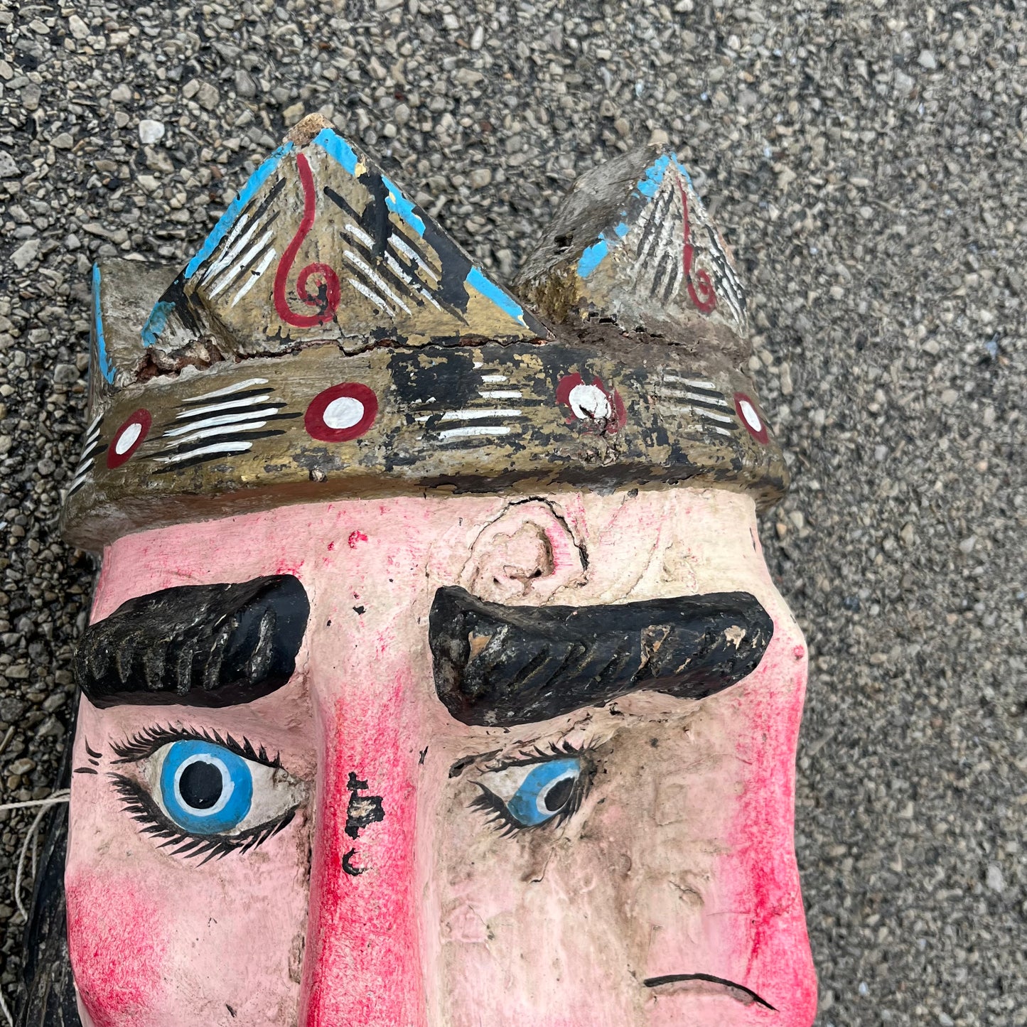 1950s Supernatural Barbones king mask.