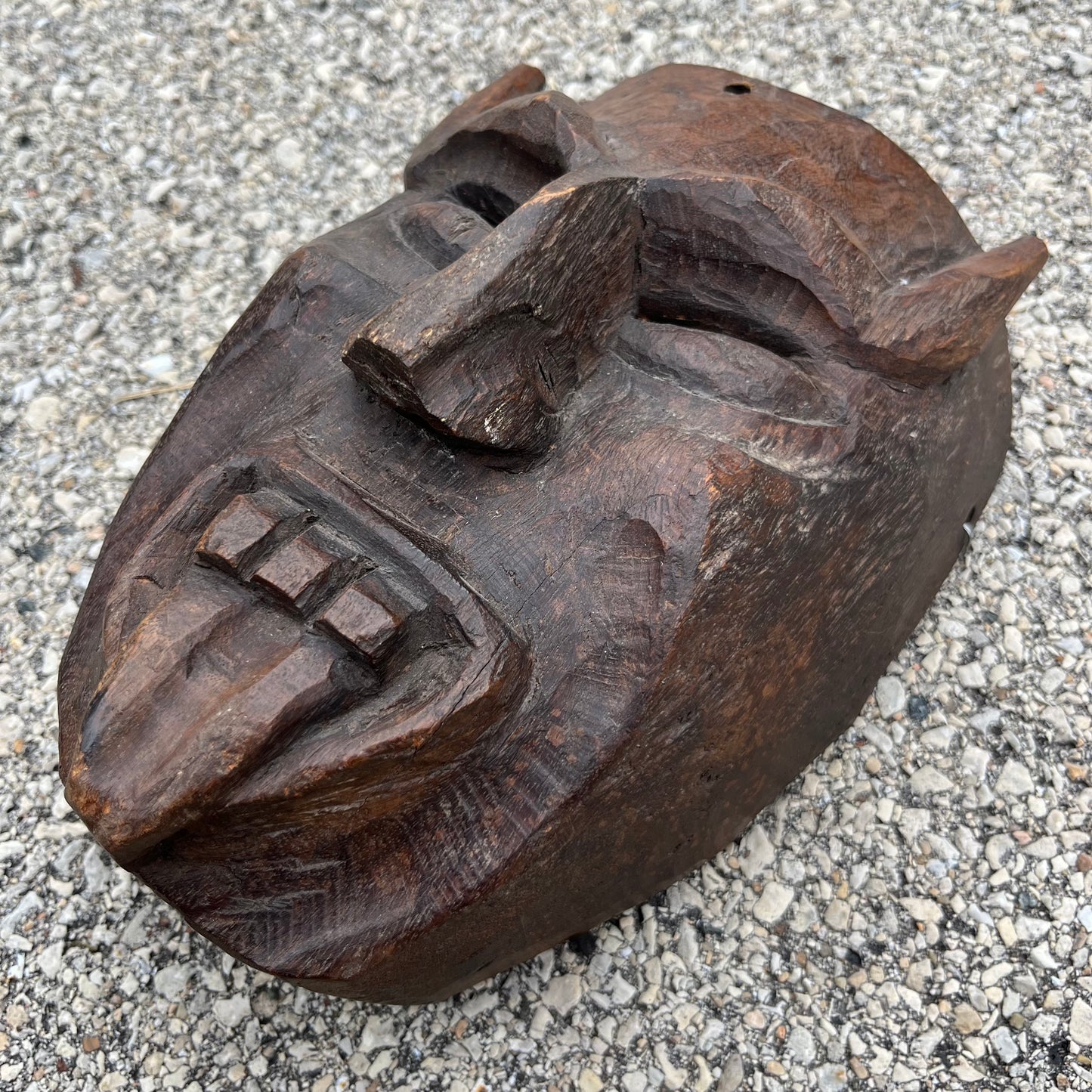 Vintage Mexican diablo mask.