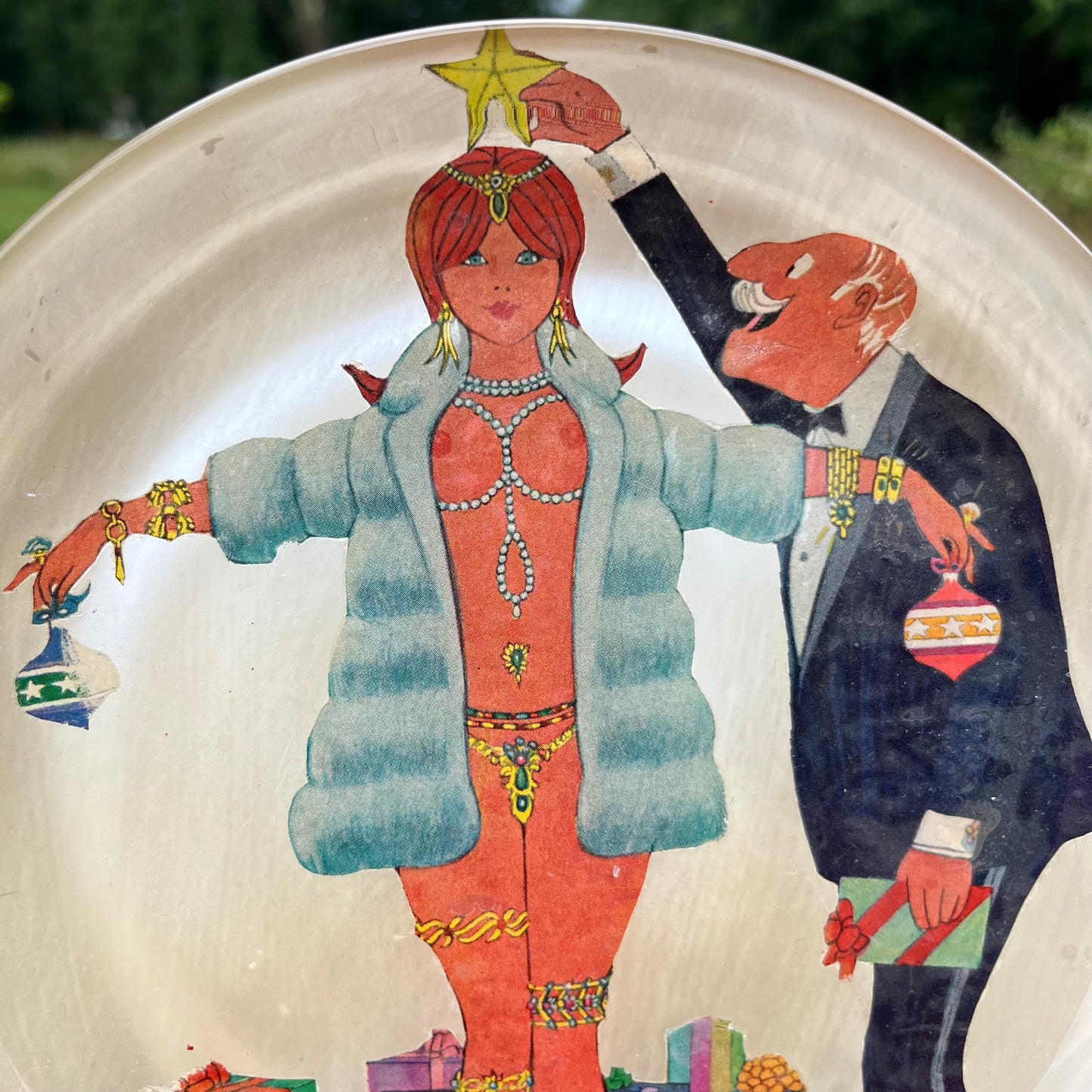 1969 Risque Dink Siegal plate.