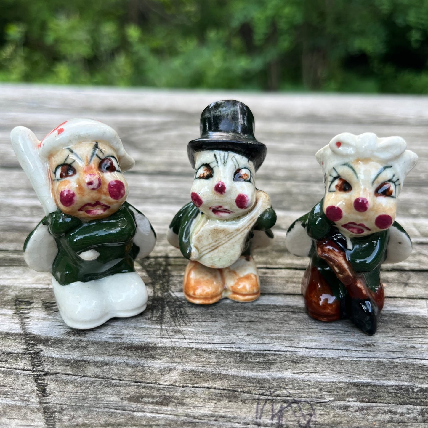 1950s Ceramic fly set.