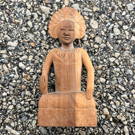 Vintage Balinese wood carving.
