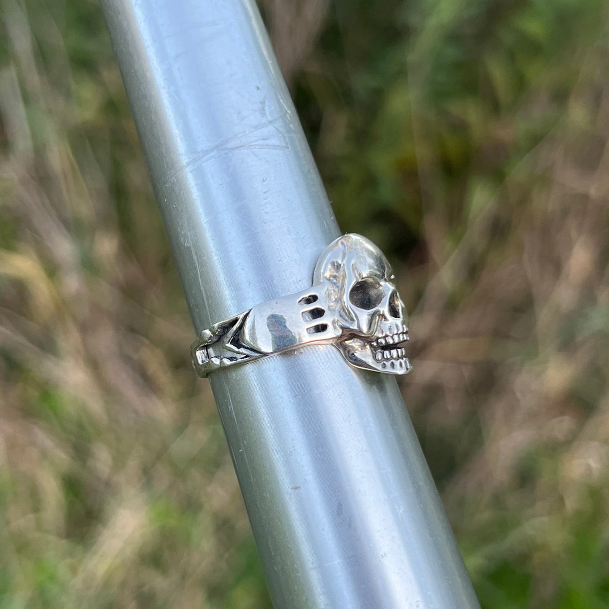 Sterling Silver Skull ring. Size 11.25.