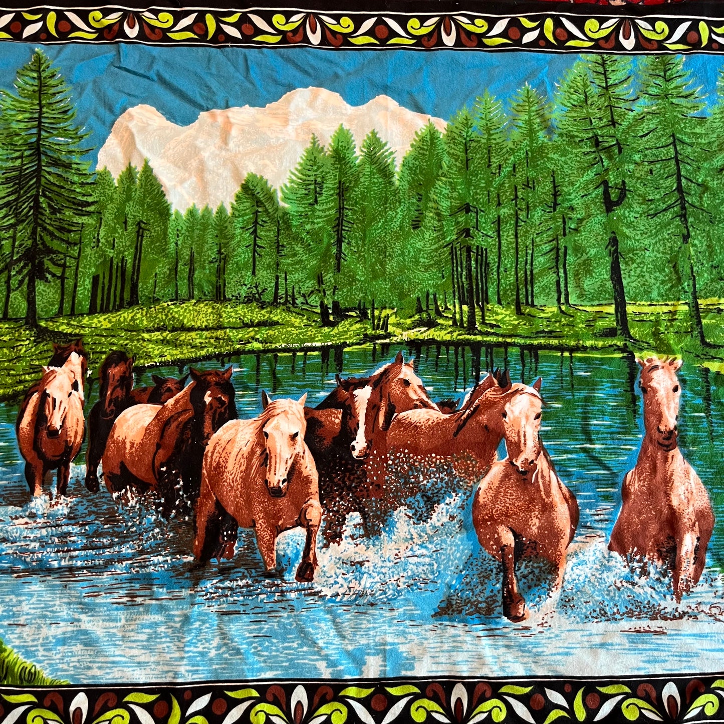 Vintage Stallion tapestry.