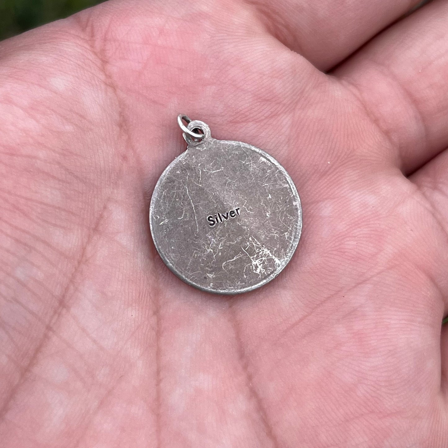 Vintage Sterling silver Aquarius charm.
