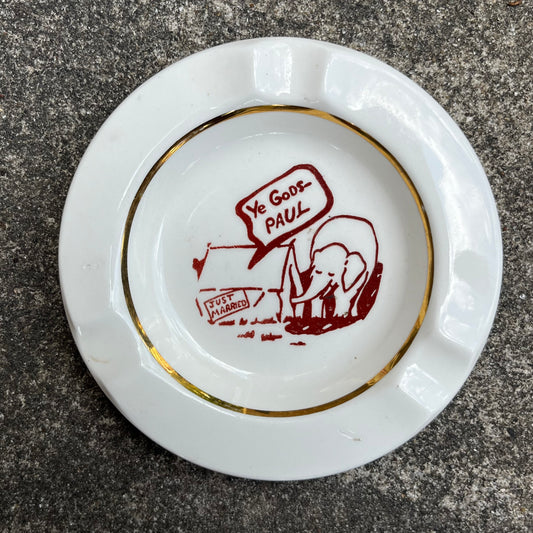 1950s “Just Married” ashtray.