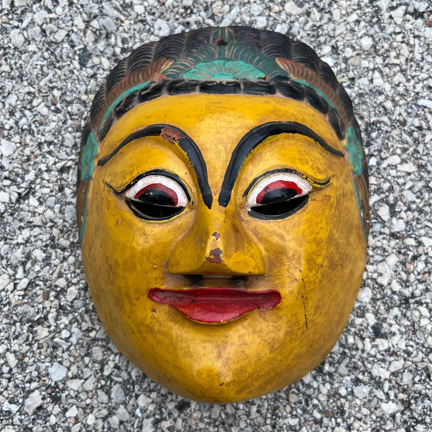 Vintage Javanese dance mask.