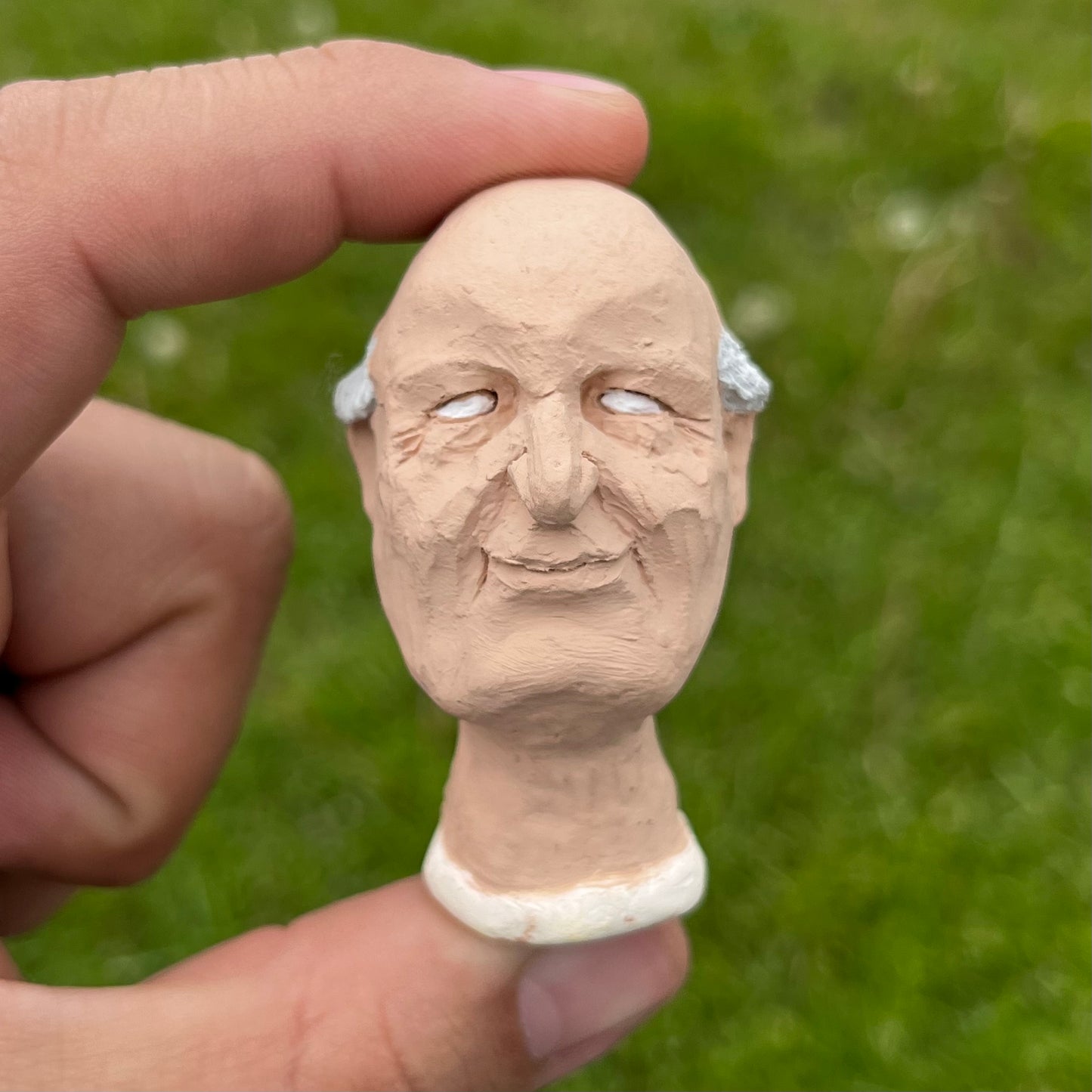 90s Clay sculture by Charlotte Burgess.