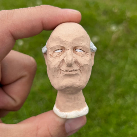 90s Clay sculture by Charlotte Burgess.