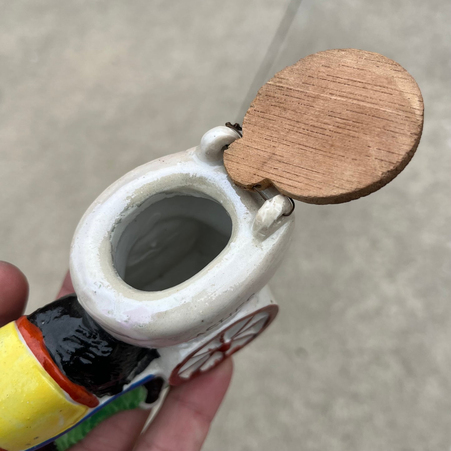 Vintage donkey ashtray.