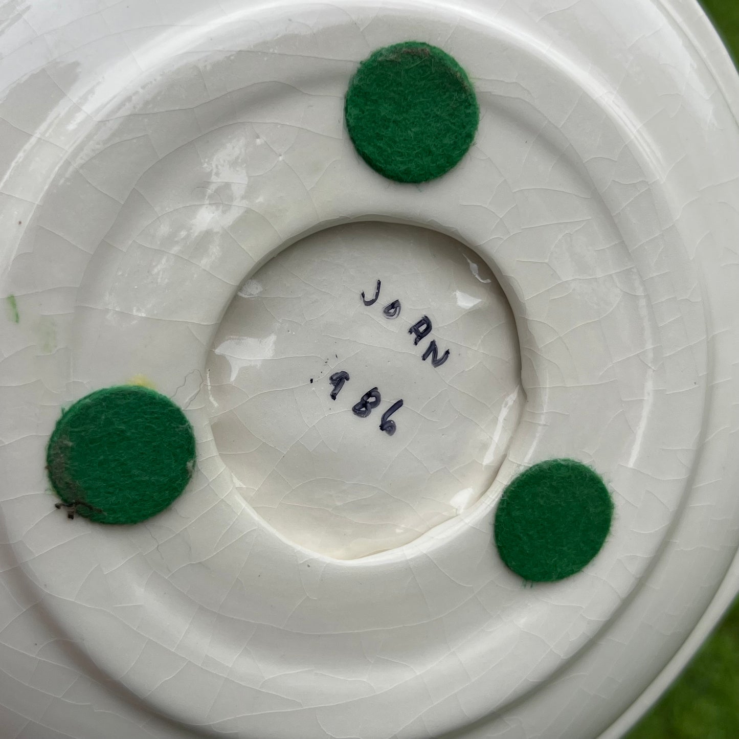 1986 Firemans ashtray.
