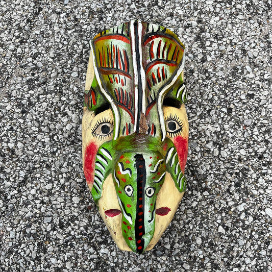 Vintage decorative Mexican fly mask.