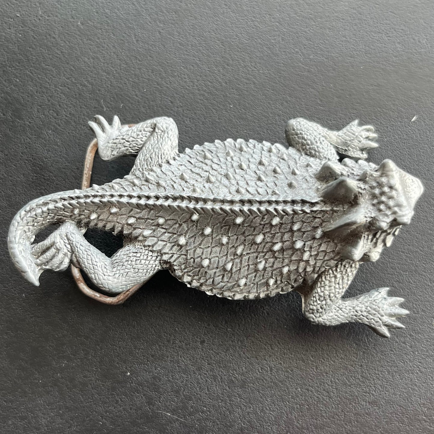 1997 Bearded dragon belt buckle.
