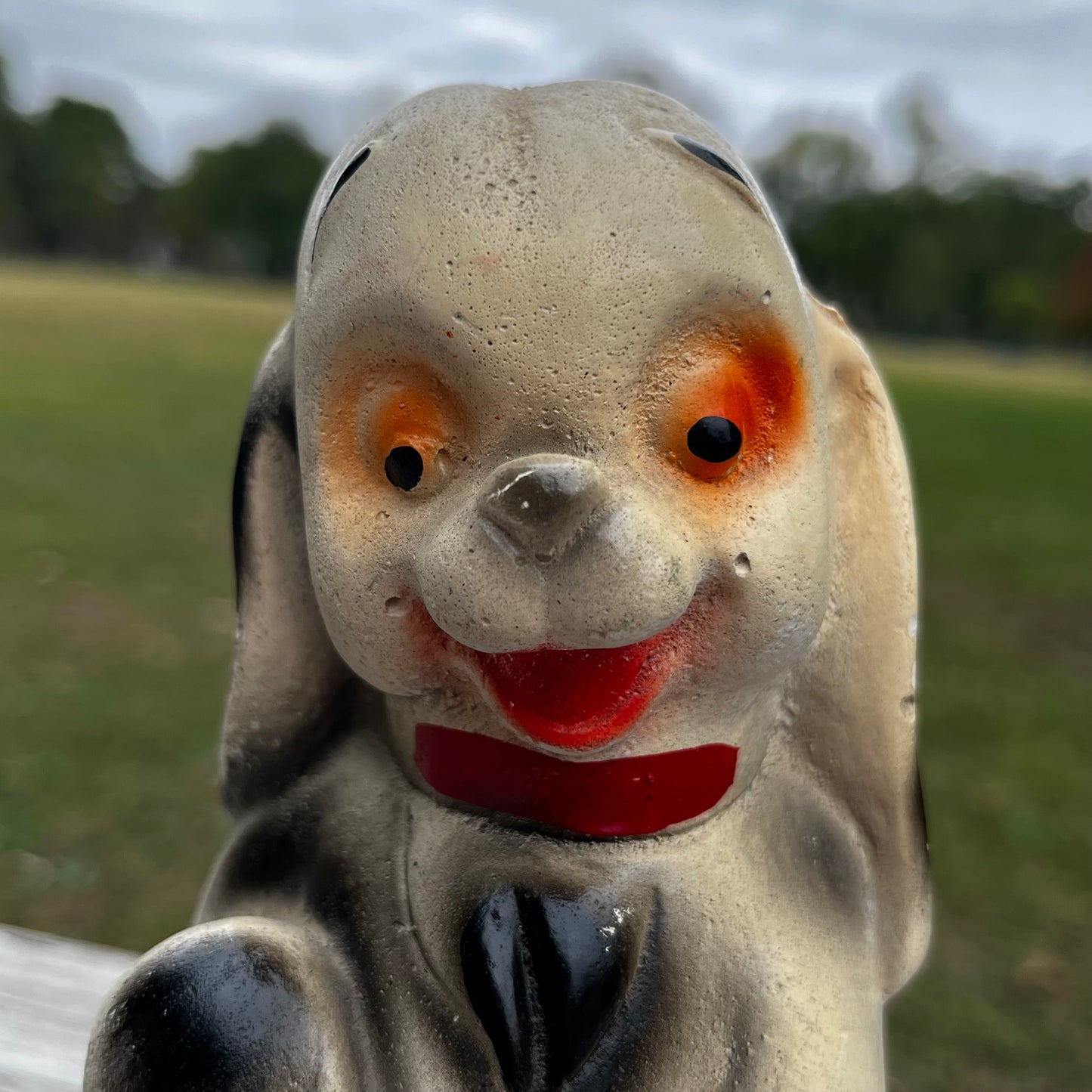 1940s Chalkware pup.