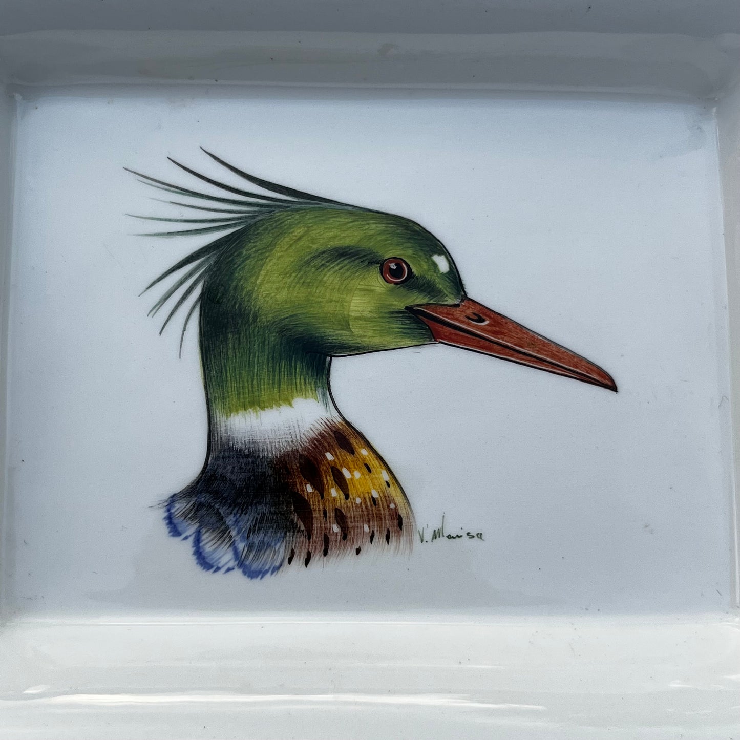 Vintage duck ashtray. (Chipped)
