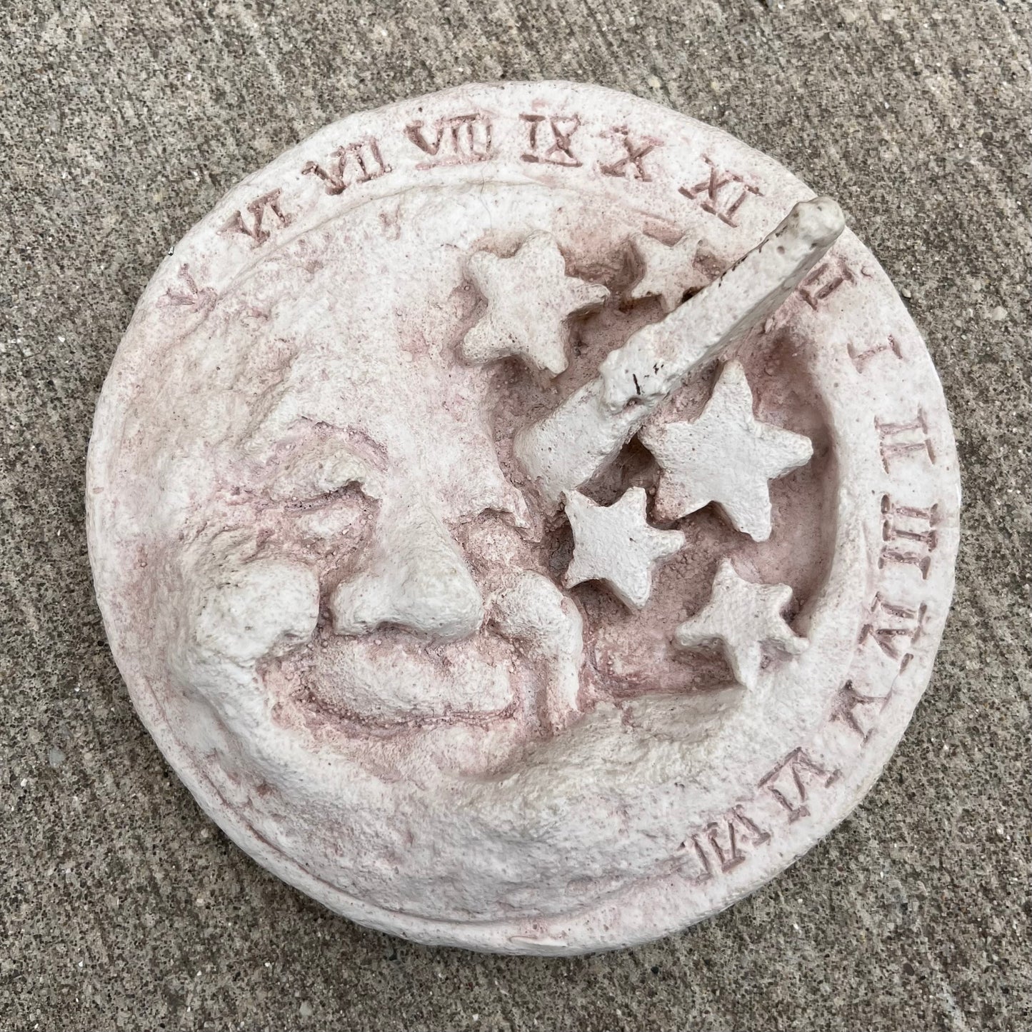 Vintage resin moon compass.