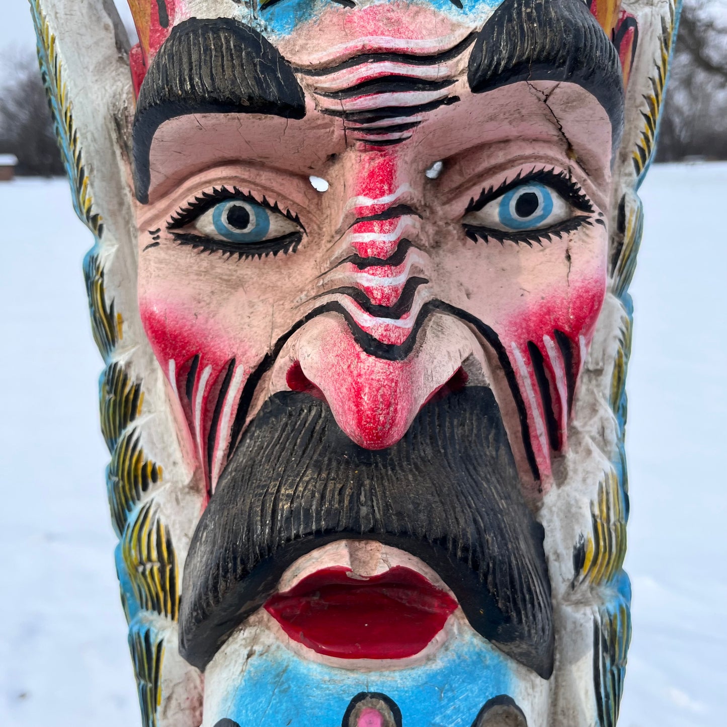1960s/1970s Decorative Bird man mask.