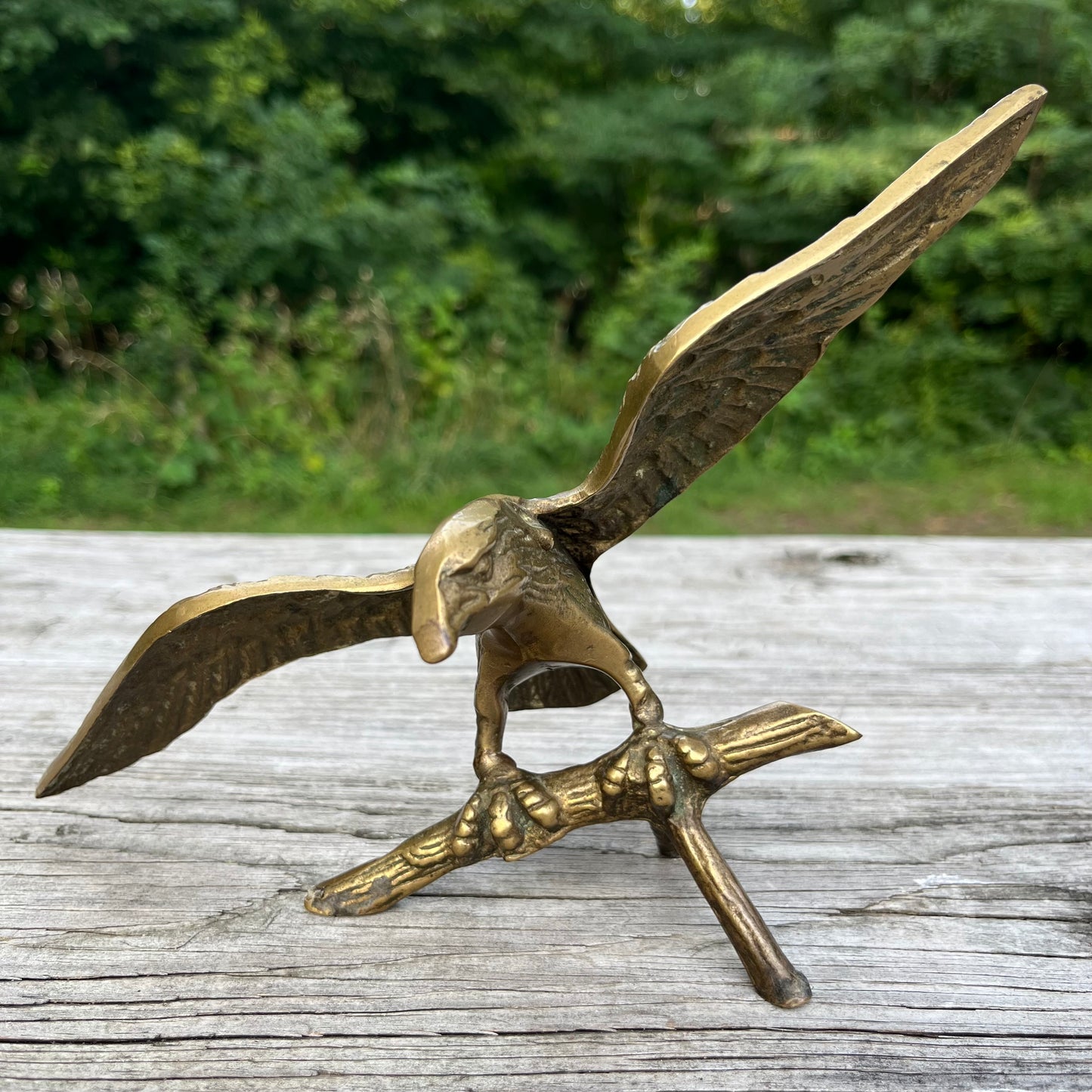Vintage brass eagle.
