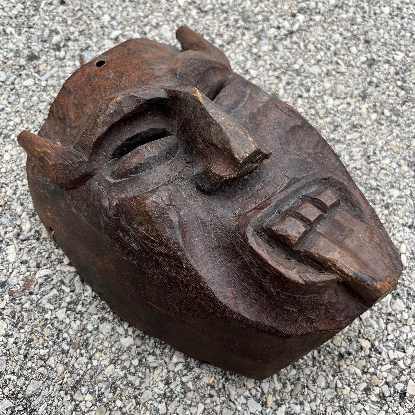 Vintage Mexican diablo mask.