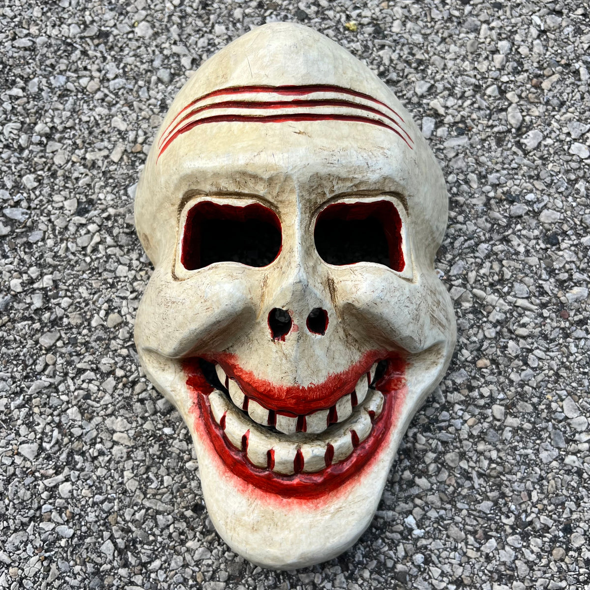 Hand crafted Nepali Citipati skull mask.