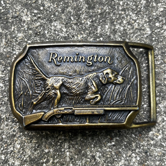 1974 Remington belt buckle.