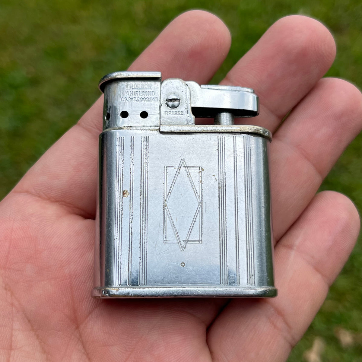 1952 Ronson “Whirlwind” lighter.