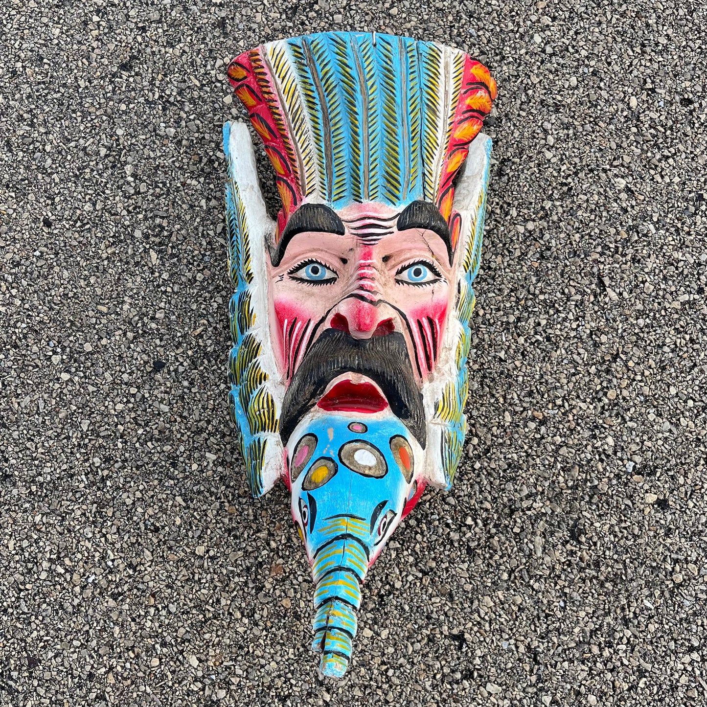 1960s/1970s Decorative Bird man mask.