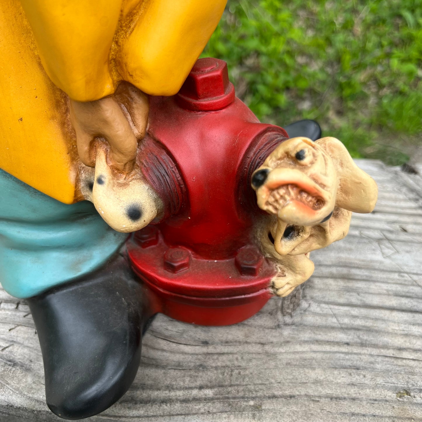 1985 Firefighter and stuck dalmation.