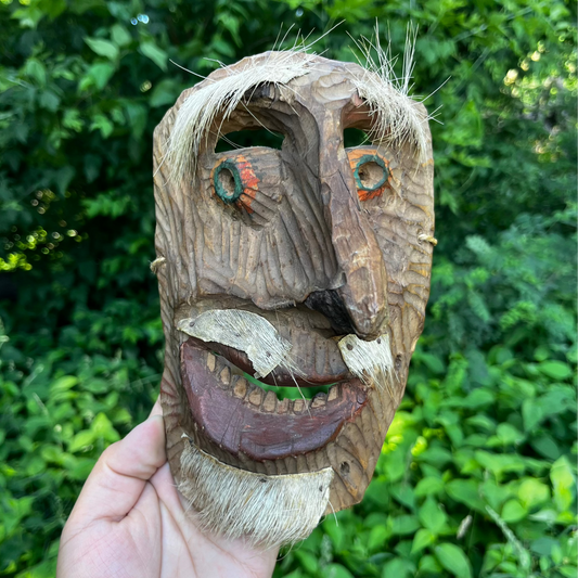 Vintage hand carved mask.