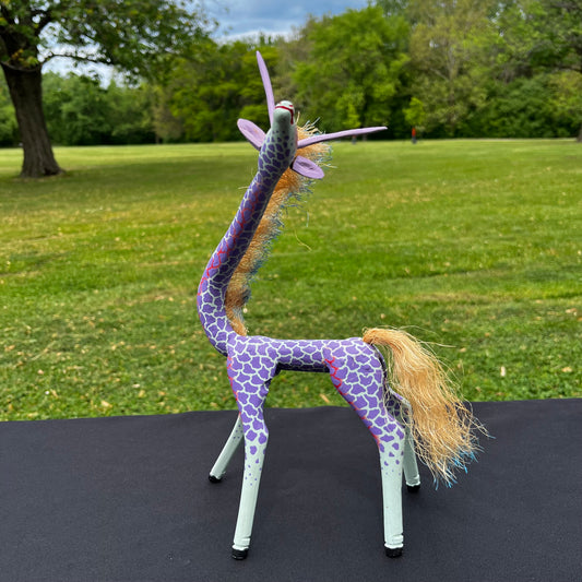 90s hand crafted Oaxacan giraffe Alebrije.