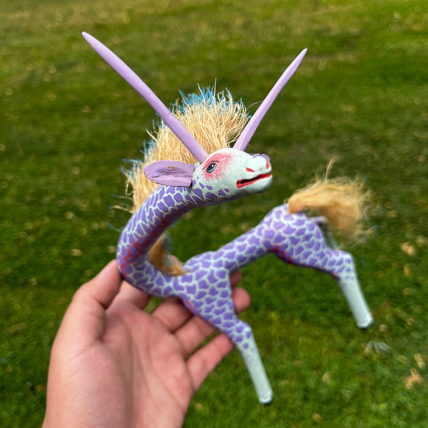 90s hand crafted Oaxacan giraffe Alebrije.