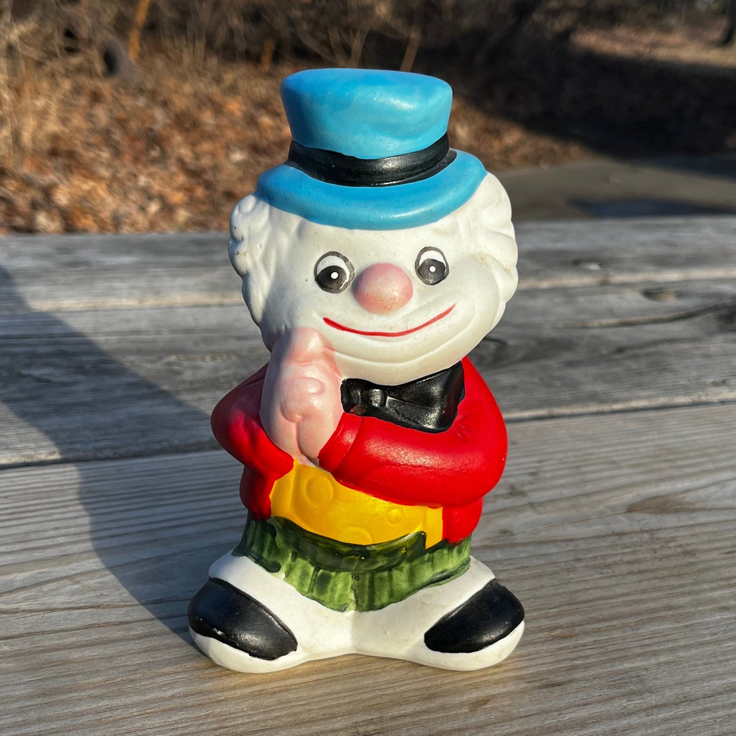 Vintage Clown coin bank.