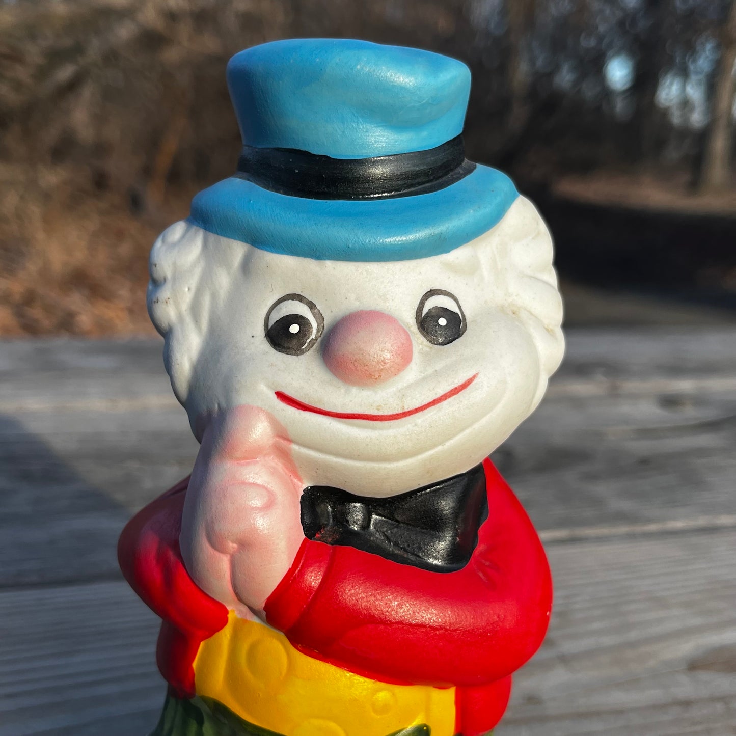 Vintage Clown coin bank.