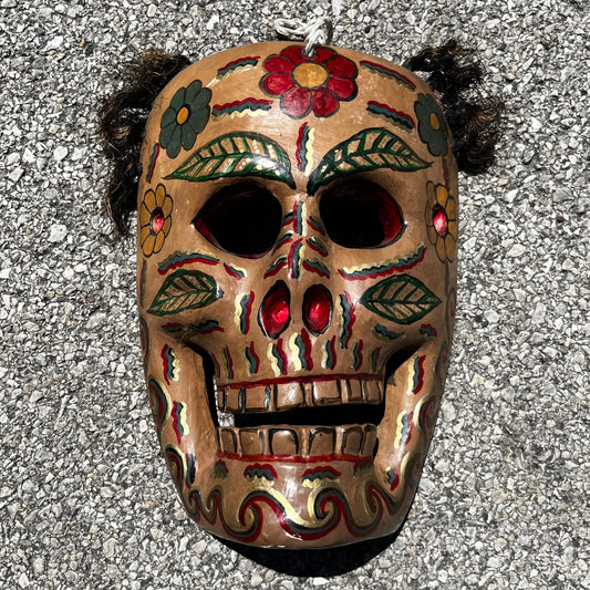 Vintage day of the dead Skull mask.