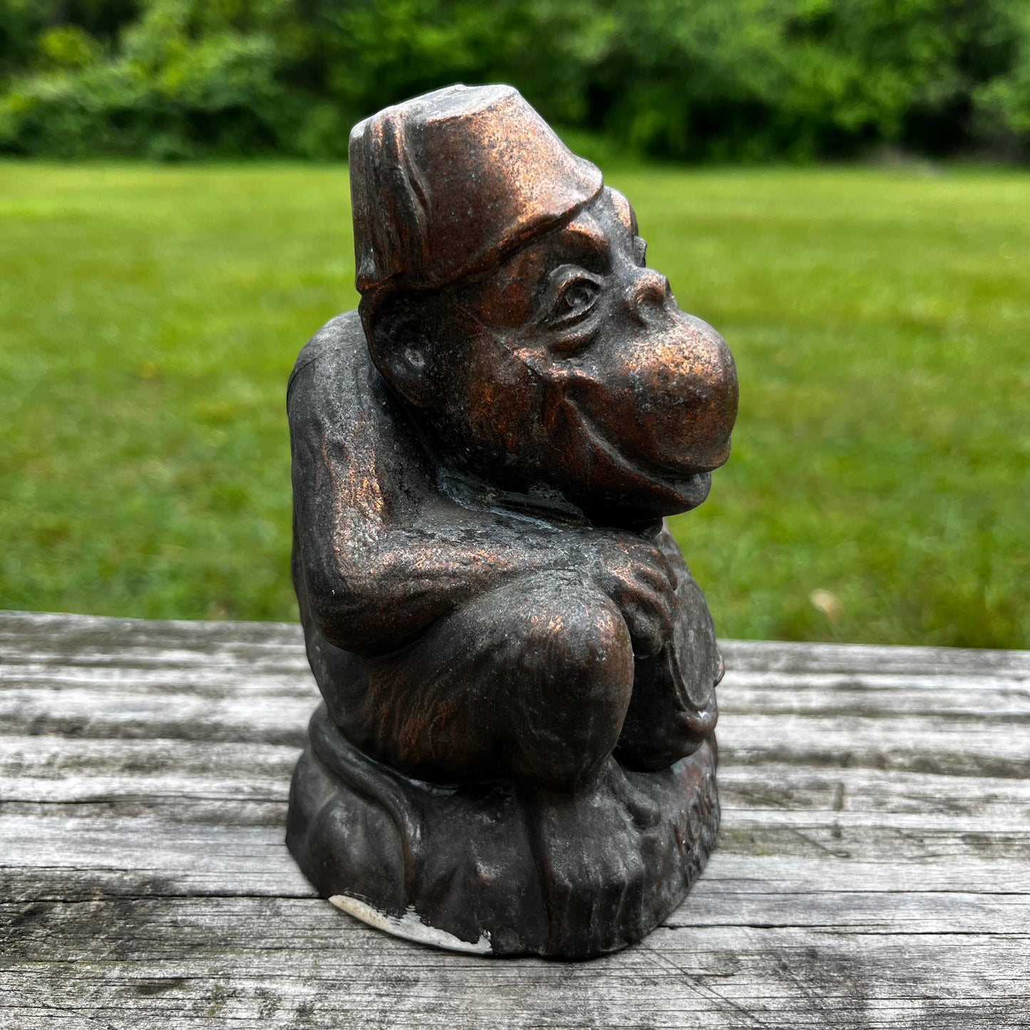 Vintage Koko "the wise monkey" coin bank.