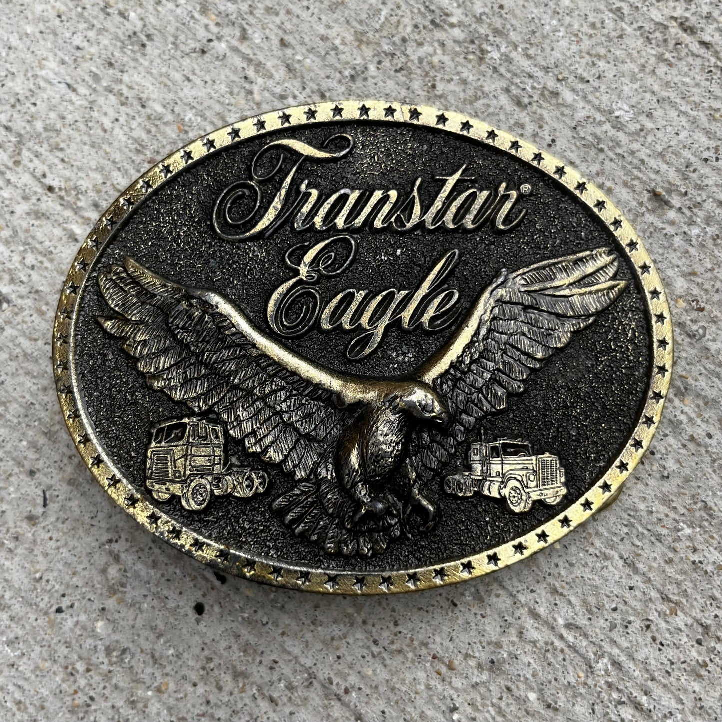 1980s Transtar Eagle belt buckle.