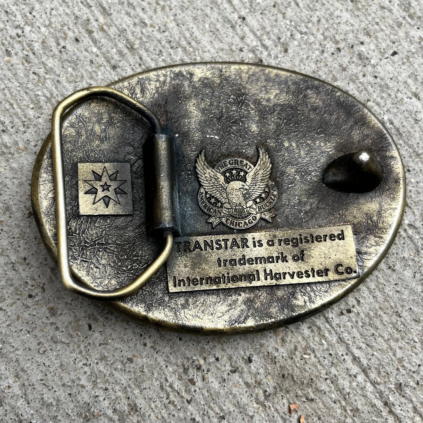 1980s Transtar Eagle belt buckle.