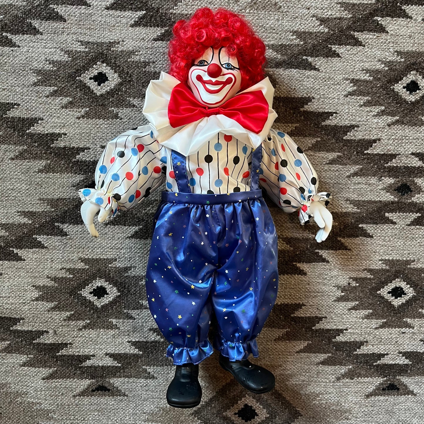 1991 Porcelain clown doll.