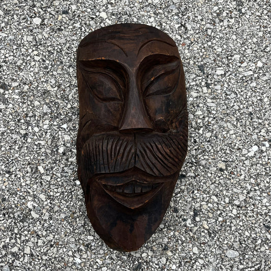 Vintage Hand carved Guatemalan mask.