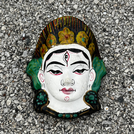 Paper Mache Sita mask.