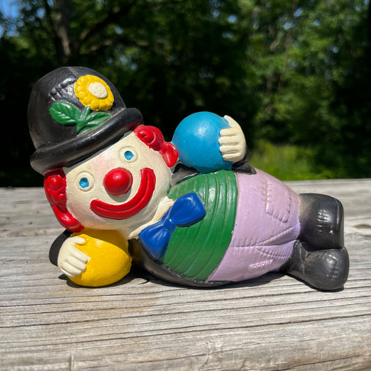 1970s Chalkware clown.