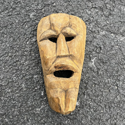 Vintage hand carved Guatemalan elder mask.