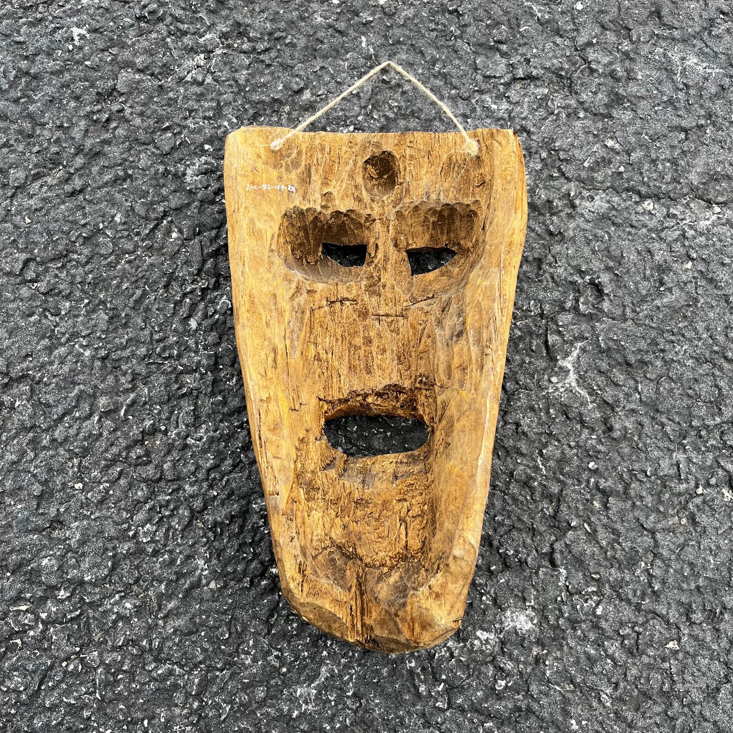 Vintage hand carved Guatemalan elder mask.